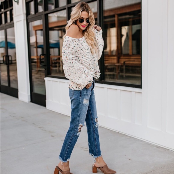 NEW // Icing On The Cake Sweater - Ivory - Picture 5 of 8